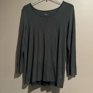 J Jill Wearever Polkadot Top Size Large